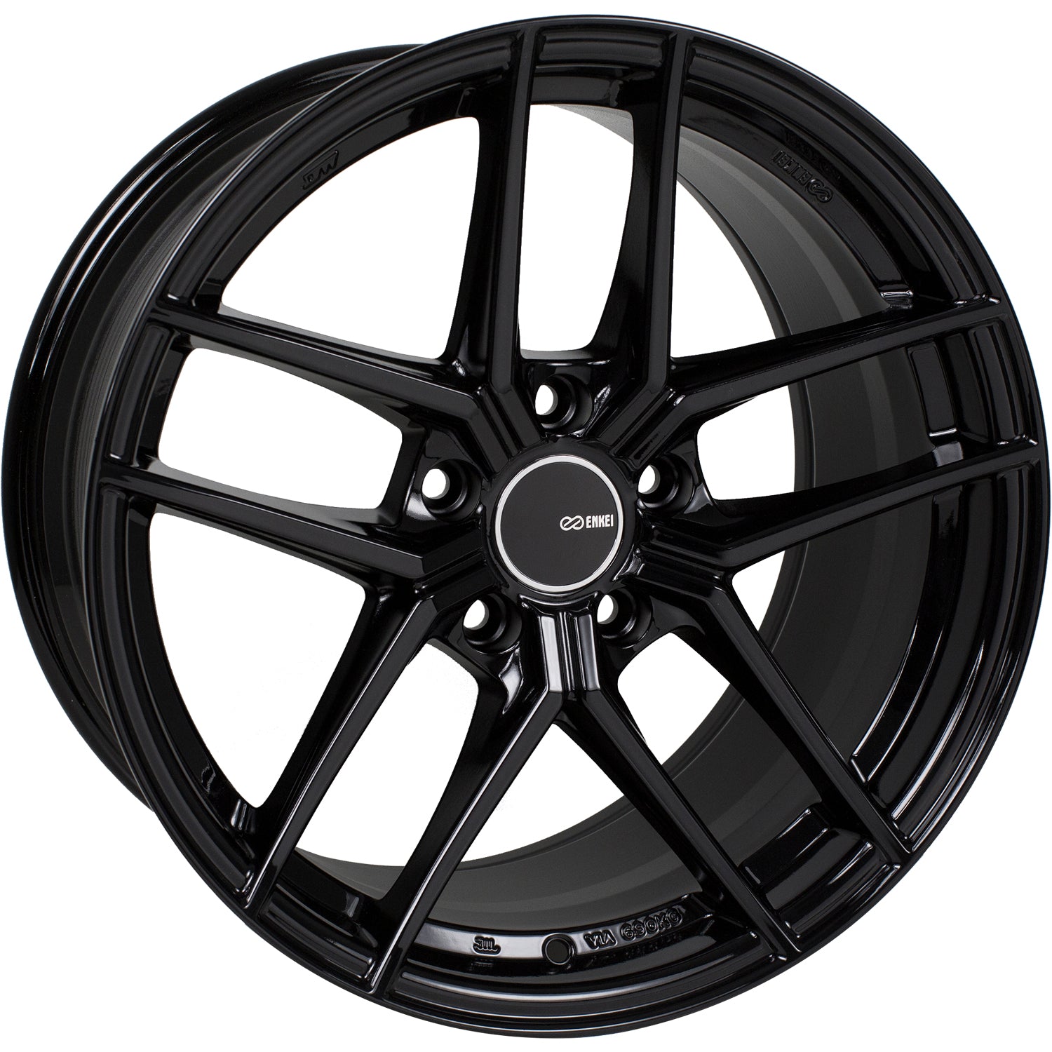 Enkei TY5 19x9.5 5x114.3 35mm Offset 72.6mm Bore Pearl Black Wheel main image 1