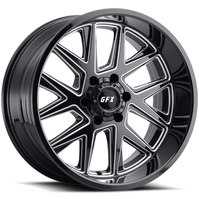 G-FX TM6 Black/Milled wheel