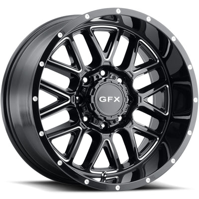 G-FX TM5 Black/Milled wheel
