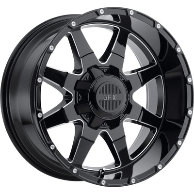 G-FX TR12 Black/Milled wheel