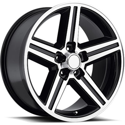 Strada Replicas Iroc Replica Black/Machined wheel