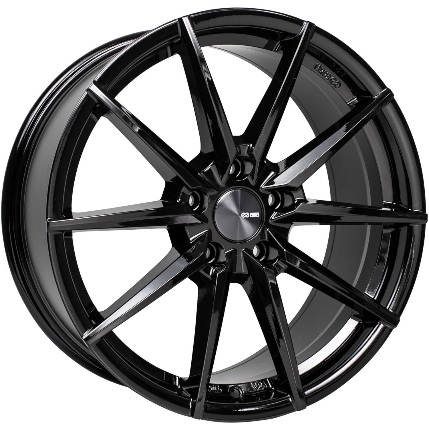 Enkei Hornet 19x8 5x114.3 35mm Offset 72.6mm Bore Gloss Black Wheel main image 1