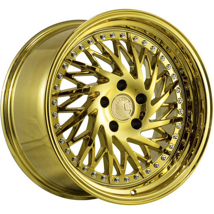 Aodhan DS03 Gold/Chrome wheel