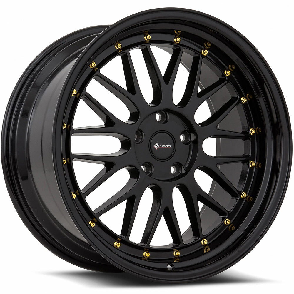 Vors VR8 Black/Gold wheel