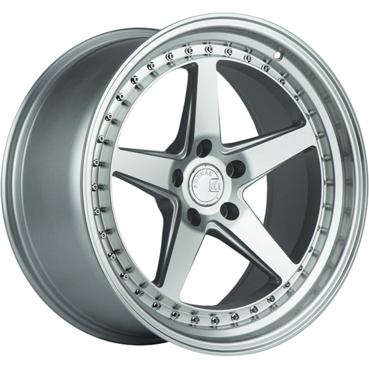 Aodhan DS05 Silver/Machined wheel
