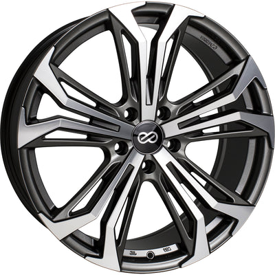 Enkei Vortex5 Anthracite/Machined wheel