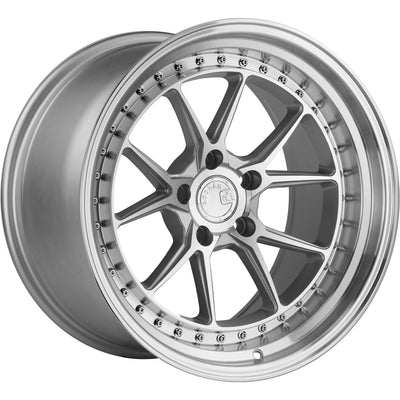 Aodhan DS08 Silver/Machined wheel