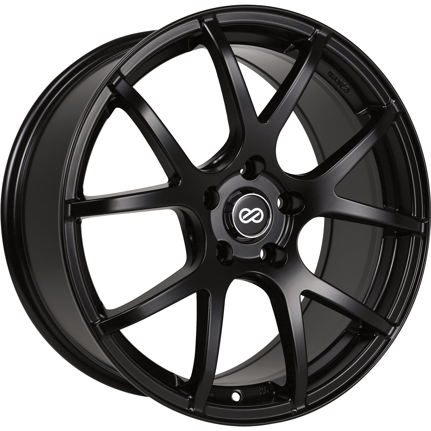 Enkei M52 17x7.5 40mm Offset 5x114.3 Bolt Pattern 72.6mm Bore Dia Matte Black Wheel main image 1