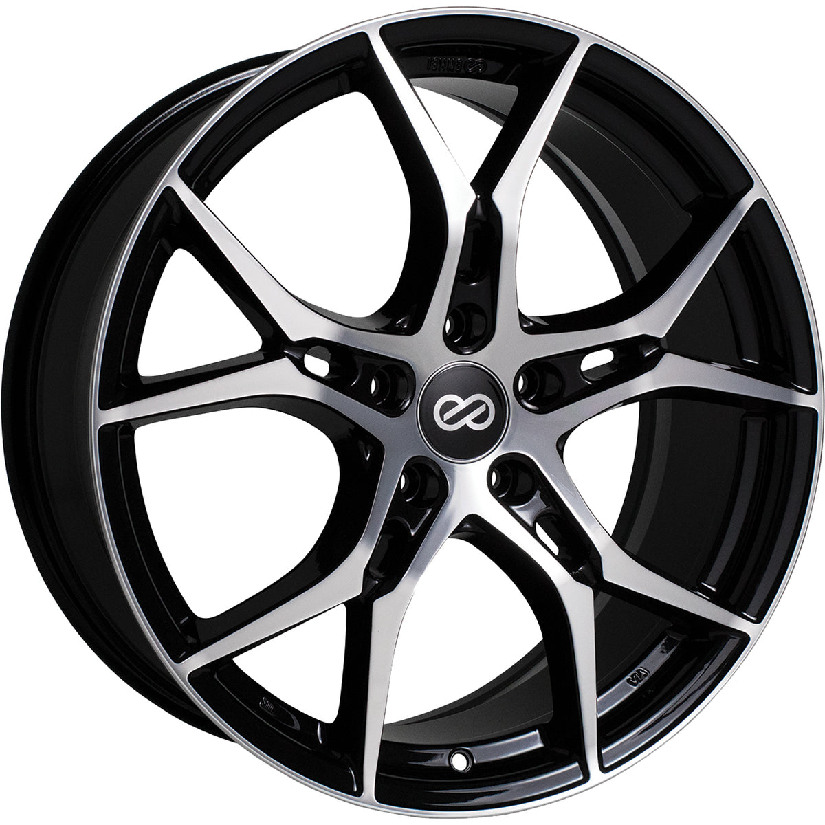Enkei Vulcan Black/Machined wheel