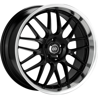 Enkei LUSSO Black/Machined wheel