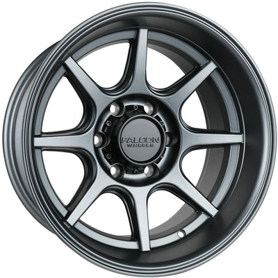 Falcon T8 Gunmetal wheel