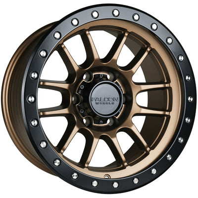 Falcon T7 Bronze/Black wheel