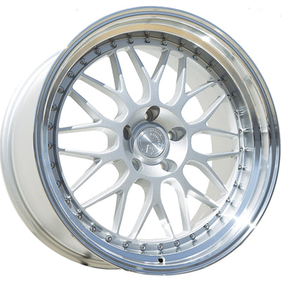 Aodhan AH02 Silver/Machined wheel