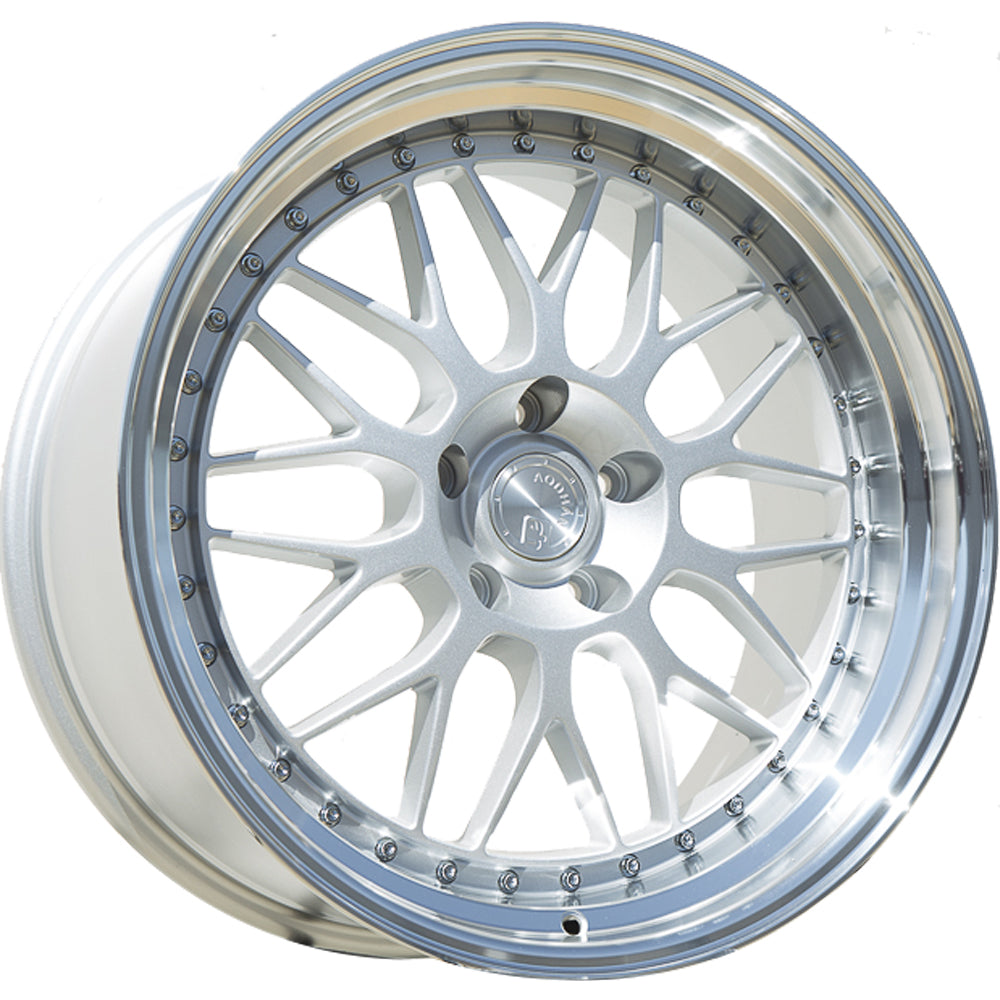 Aodhan AH02 Silver/Machined wheel