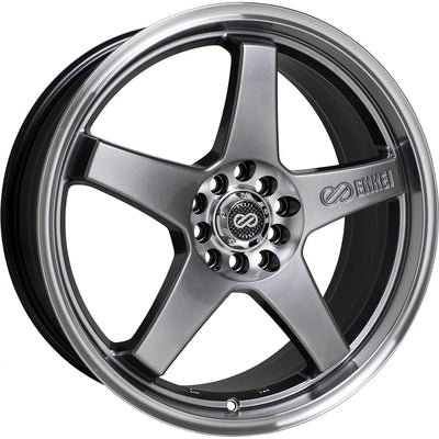 Enkei EV5 Black/Machined wheel