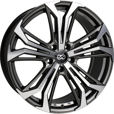 Enkei Vortex5 Anthracite/Machined wheel