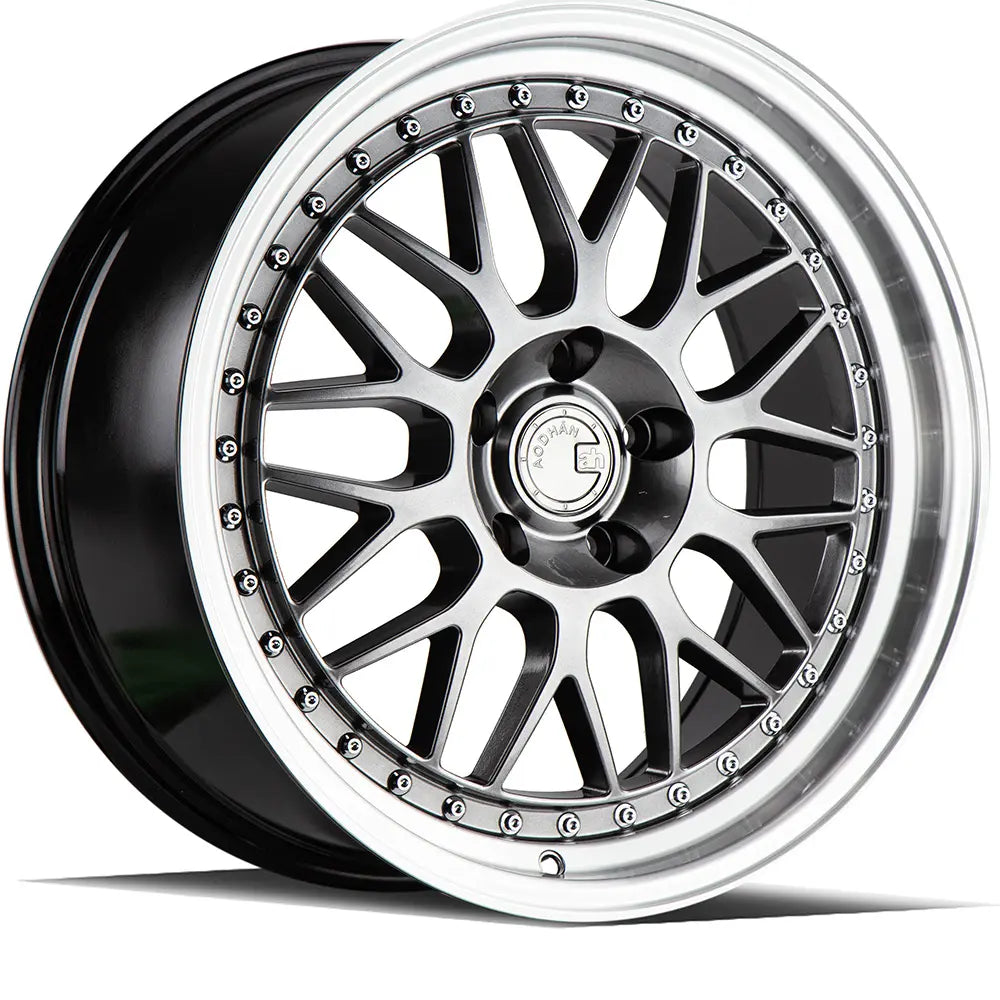 Aodhan AH02 Black/Machined wheel