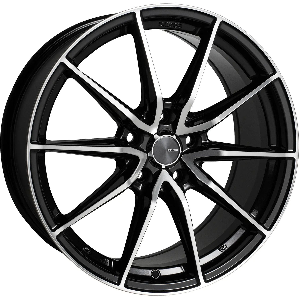 Enkei Draco Black/Machined wheel