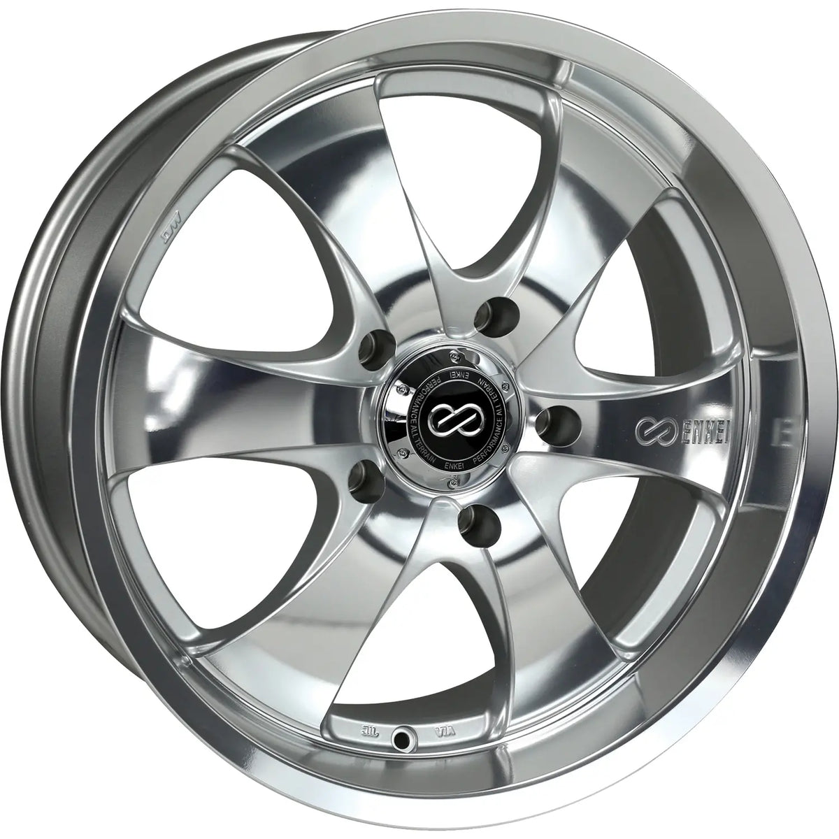 Enkei M6 Silver/Machined wheel