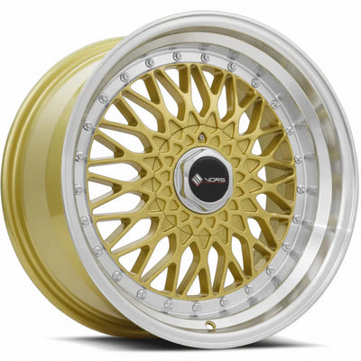 Vors VR3 Machined/Milled/Gold wheel