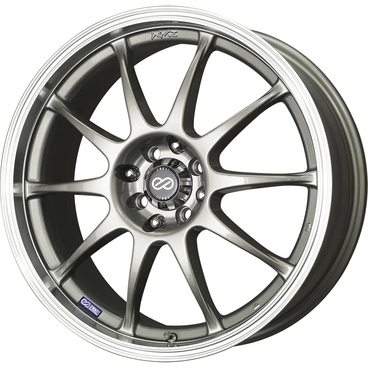 Enkei J10 Silver/Machined wheel