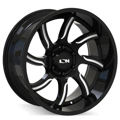 Ion 151 Gloss Black Milled wheel