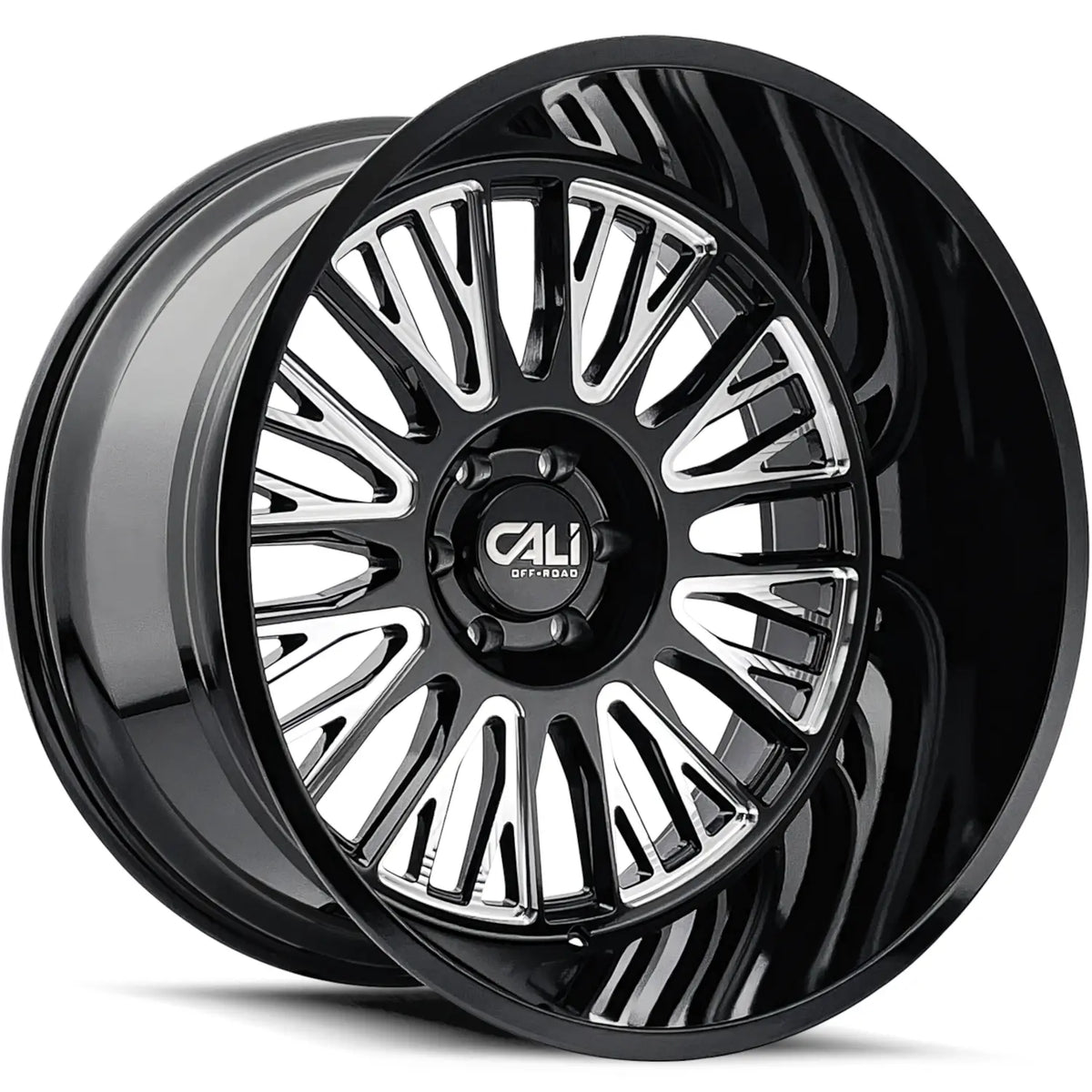 Cali Off-Road VERTEX 9116 Gloss Black Milled wheel