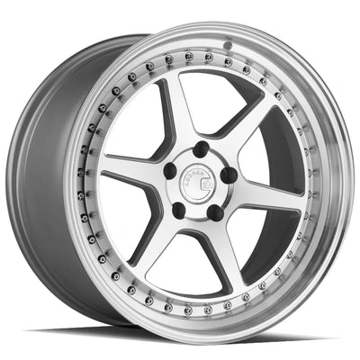 Aodhan DS09 Silver/Machined wheel