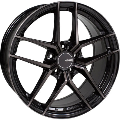 Enkei TY5 Black/Machined wheel