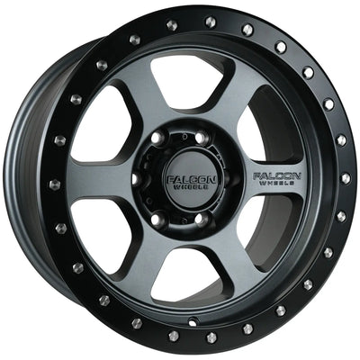 Falcon T1 Gunmetal wheel