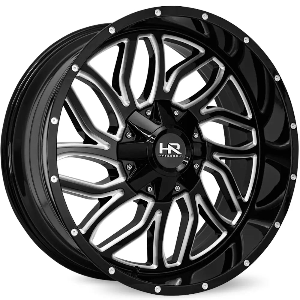 Hardrock Destroyer Black/Machined wheel