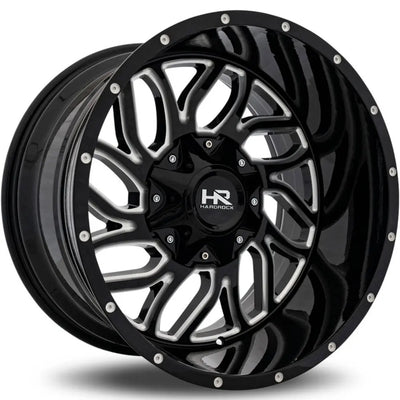 Hardrock Destroyer Black/Machined wheel