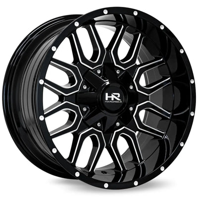 Hardrock H709 COMMANDER Black/Machined wheel