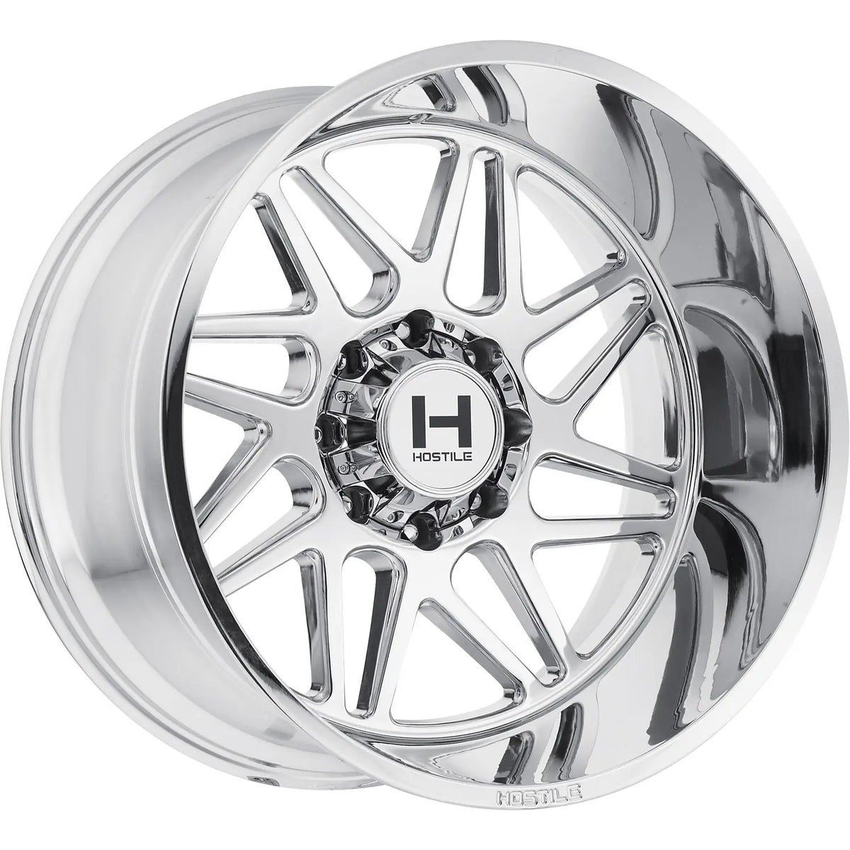 Hostile H108 SPROCKET Chrome wheel