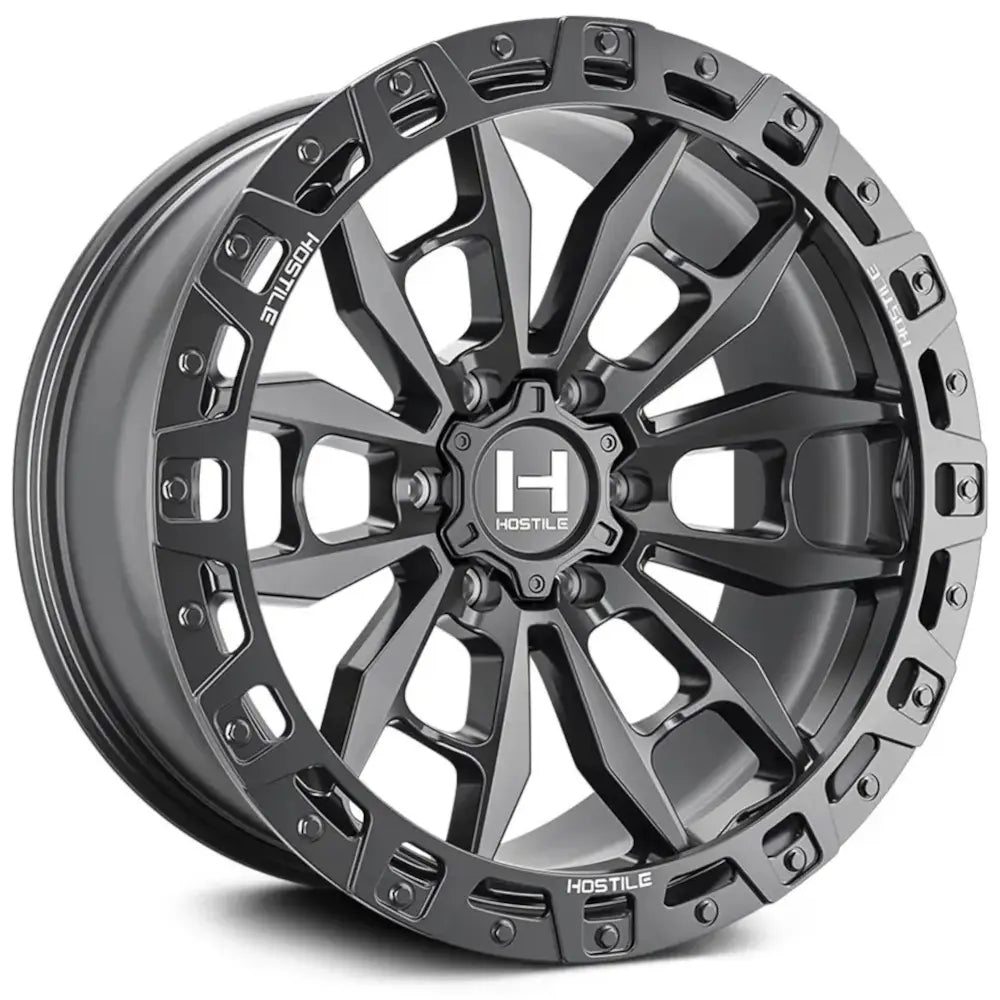 Hostile H130 CRANDON-6 Black wheel