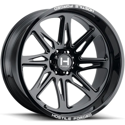 Hostile Forged HF07 TOMAHAWK Black wheel