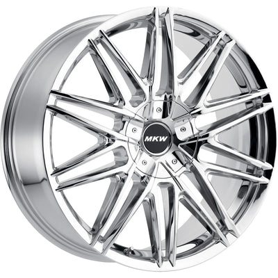 MKW M124 Chrome wheel
