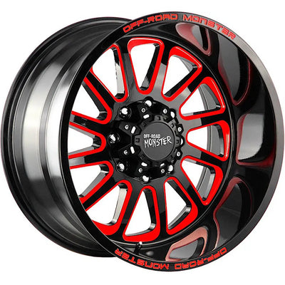 Off-Road Monster M17 Black/Red wheel