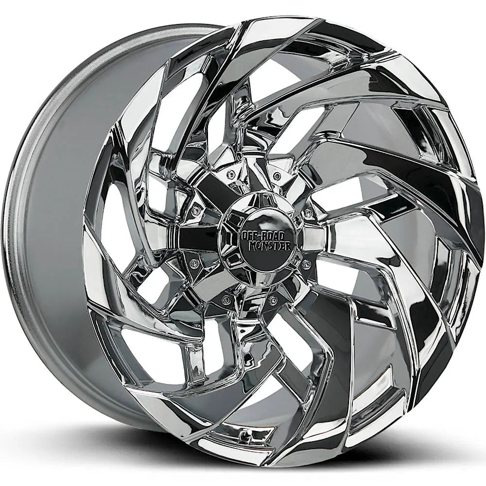 Off-Road Monster M24 Chrome wheel