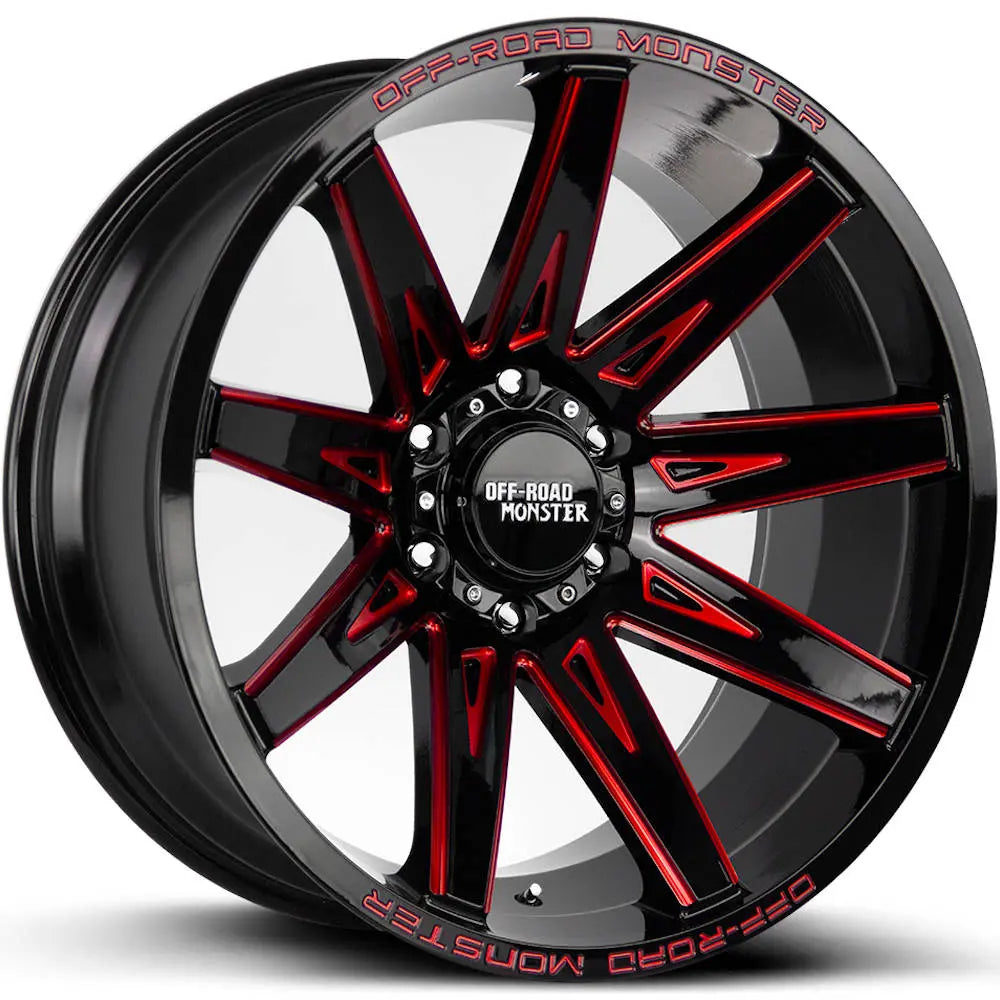 Off-Road Monster M25 Black/Red wheel