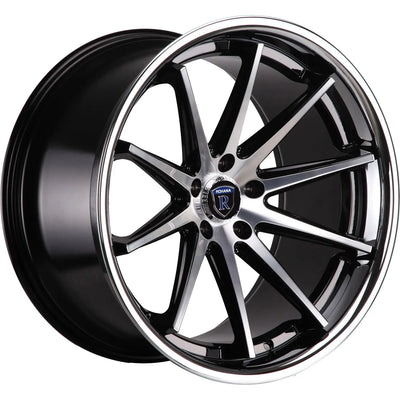 Rohana RC10 Black/Machined/Chrome wheel