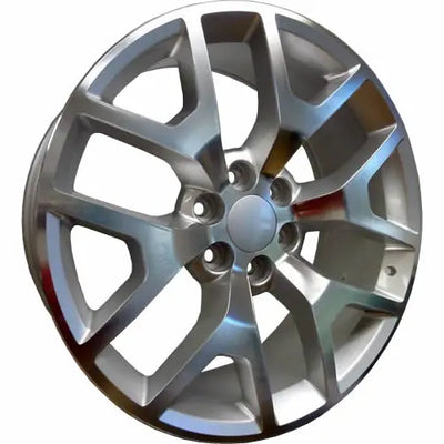 Strada Replicas GMC Sierra Replica Silver/Machined wheel