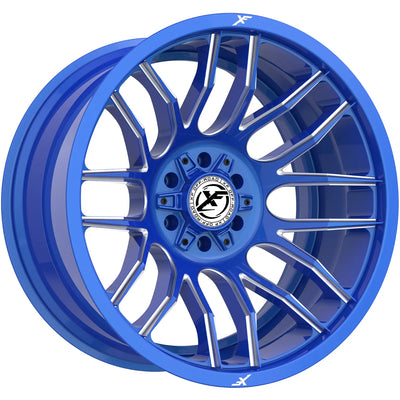 XF Off-Road XF-232 Blue/Milled wheel