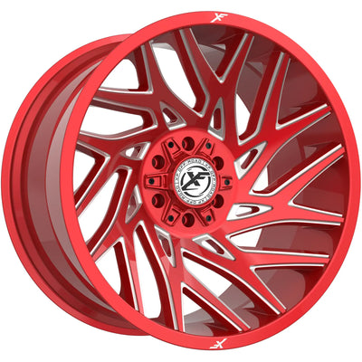 XF Off-Road XF-229 Red/Milled wheel