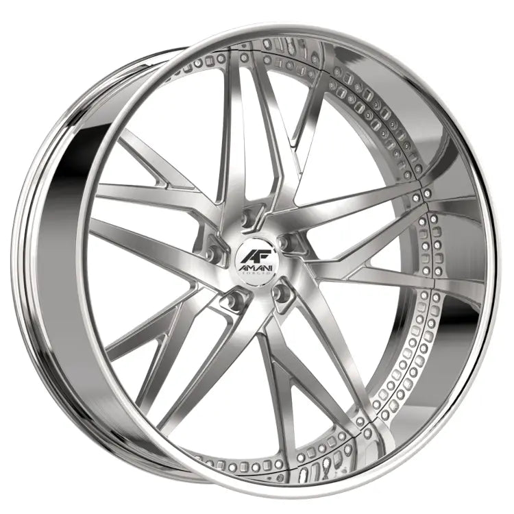 Amani IKON-L Brushed/Chrome wheel