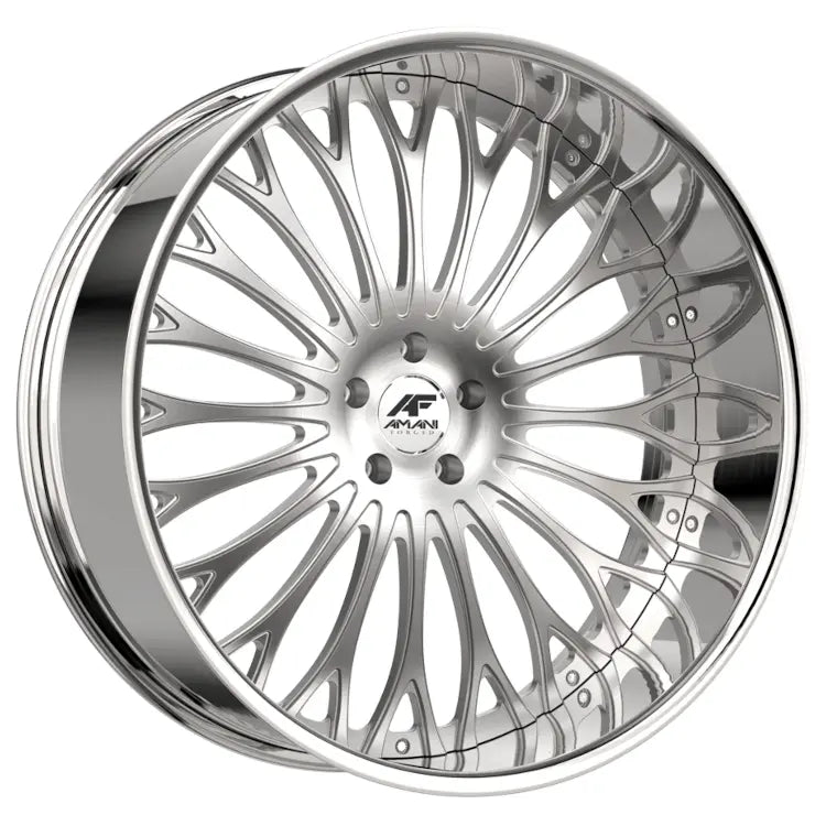 Amani Napoliano Brushed/Chrome wheel