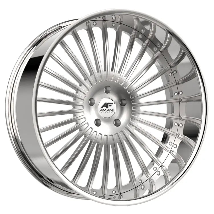 Amani REAL Brushed/Chrome wheel