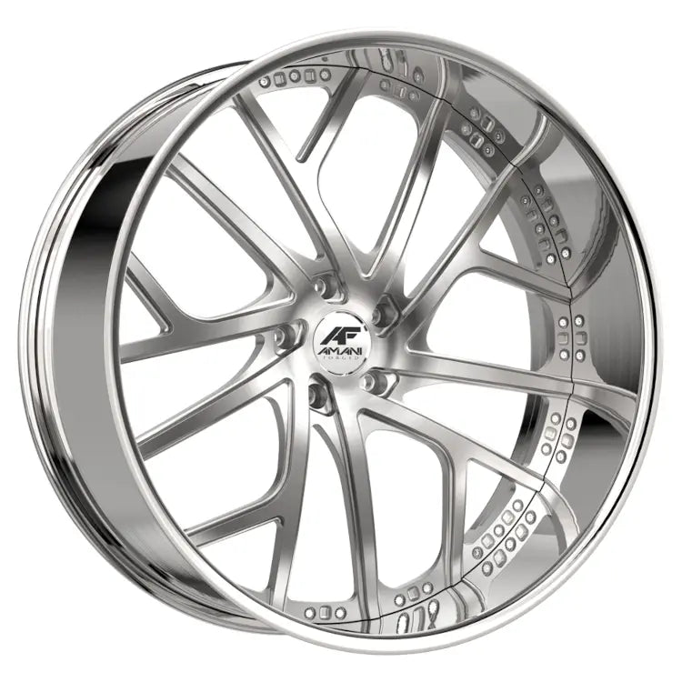 Amani Verge Brushed/Chrome wheel