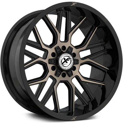 XF Off-Road XF-235 Black/Bronze wheel