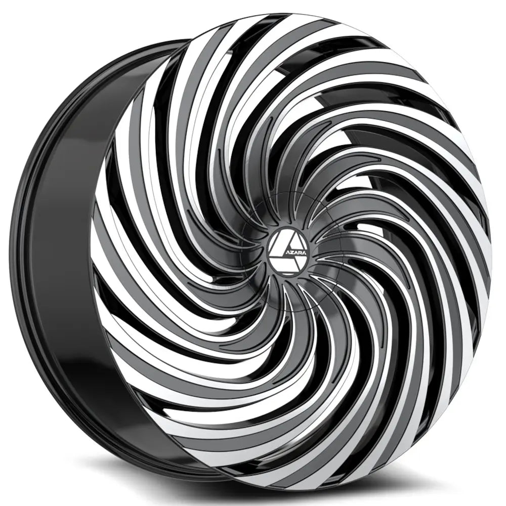 Azara AZA-535 Black Machined wheel